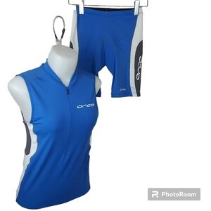 🍄3/50$🍄 ORCA cycling sleeveless top plus Chamois legging Size Small bike